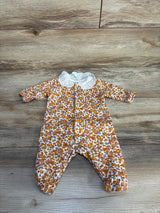 Nicole Miller Footed Coverall Orange sz 0-3m