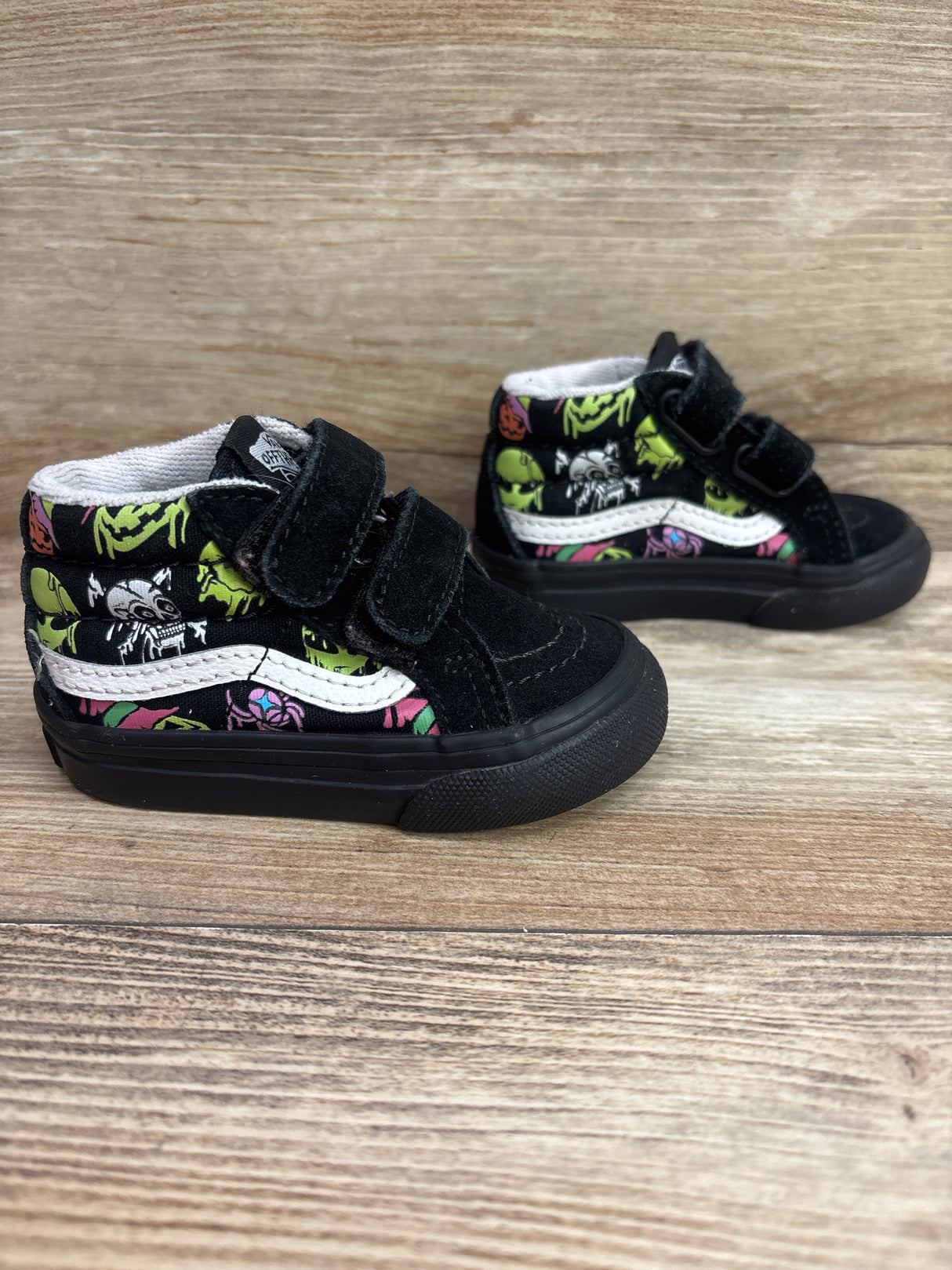 Vans SK8-Mid Reissue V 'Trippy Drip' Sneakers Black sz 3.5c