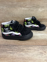 Vans SK8-Mid Reissue V 'Trippy Drip' Sneakers Black sz 3.5c