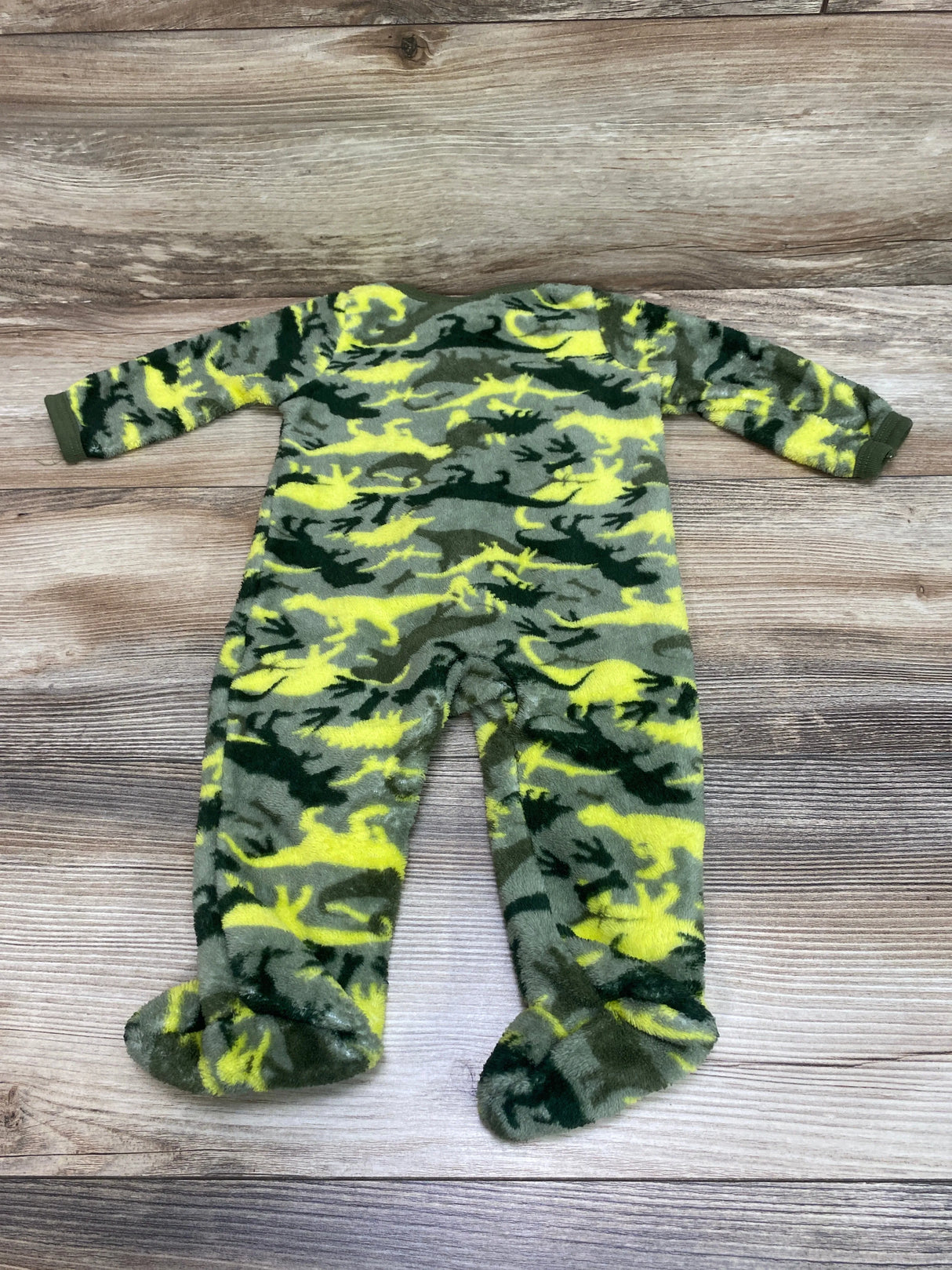 Emporio Baby Dino Camo Blanket Sleeper Green sz 6-9m