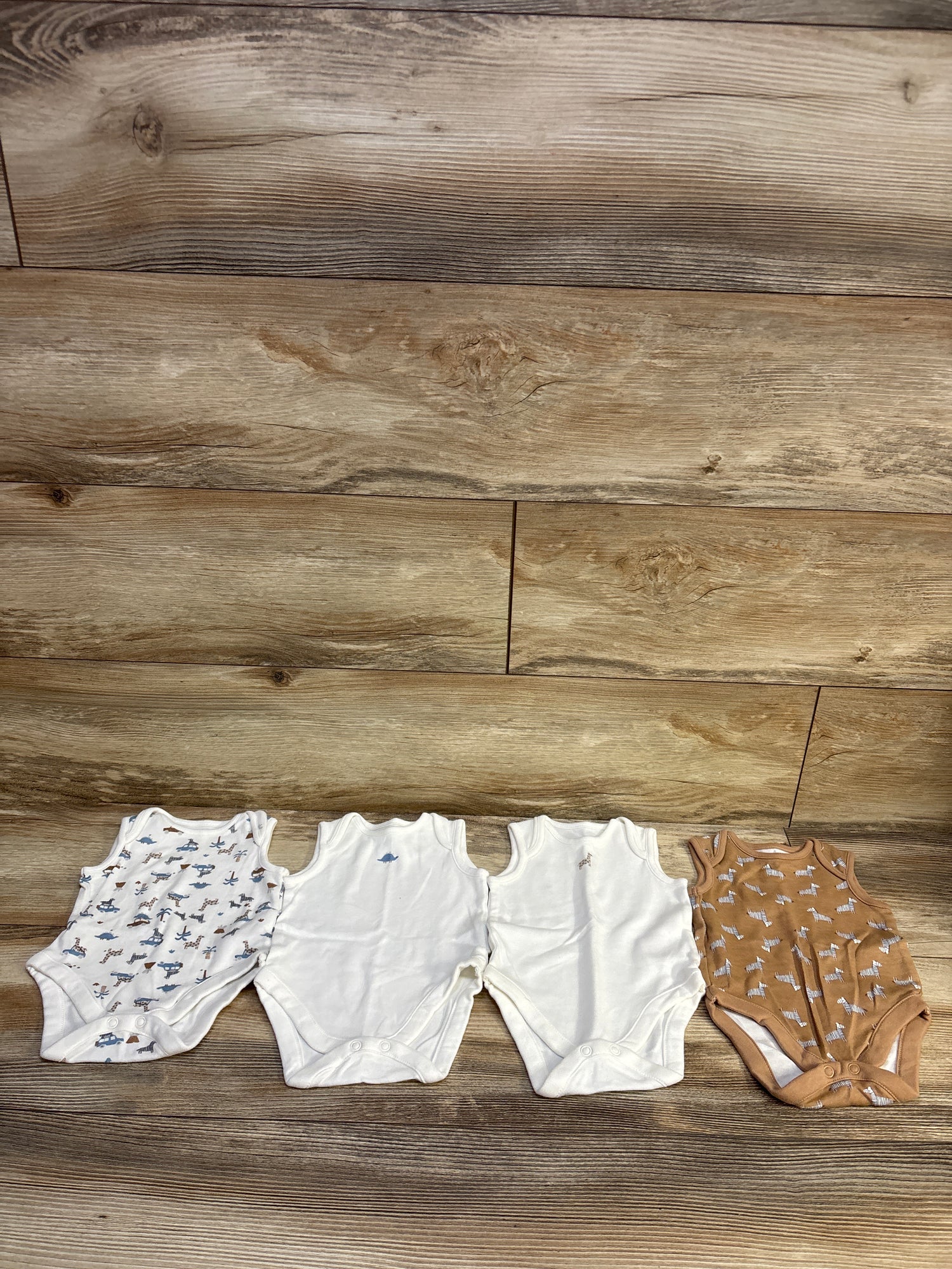 Mothercare 4pk Tank Bodysuits White sz Newborn