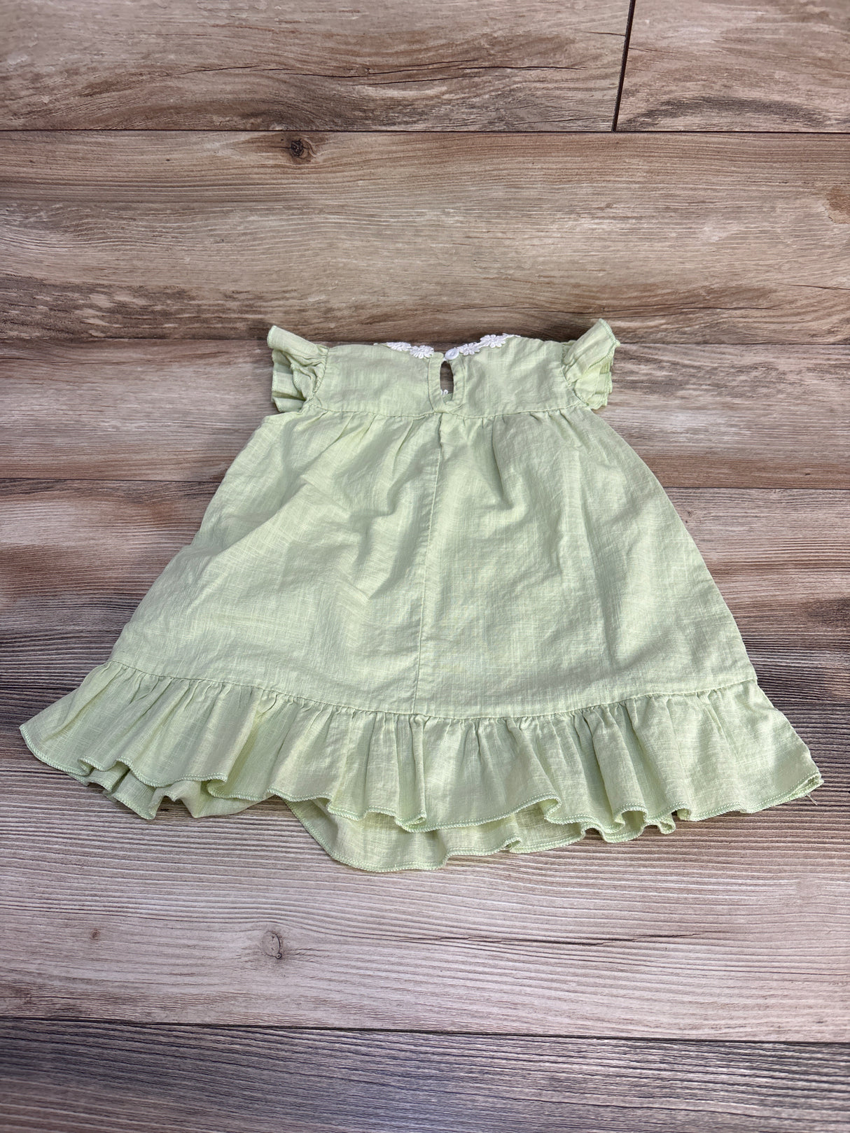 Shein Embroidered Dress Green sz 18-24m