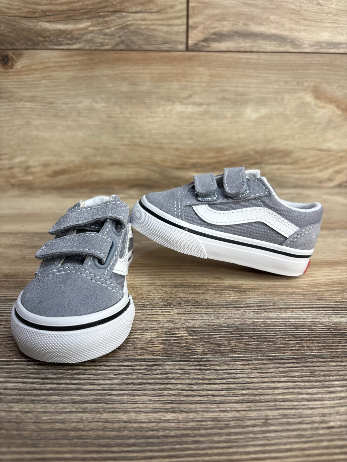 NEW Vans Old Skool V 'Color Theory Tradewinds' Sneakers Grey sz 4c