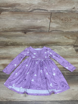 Bluey Long Sleeve Dress Purple sz 2T