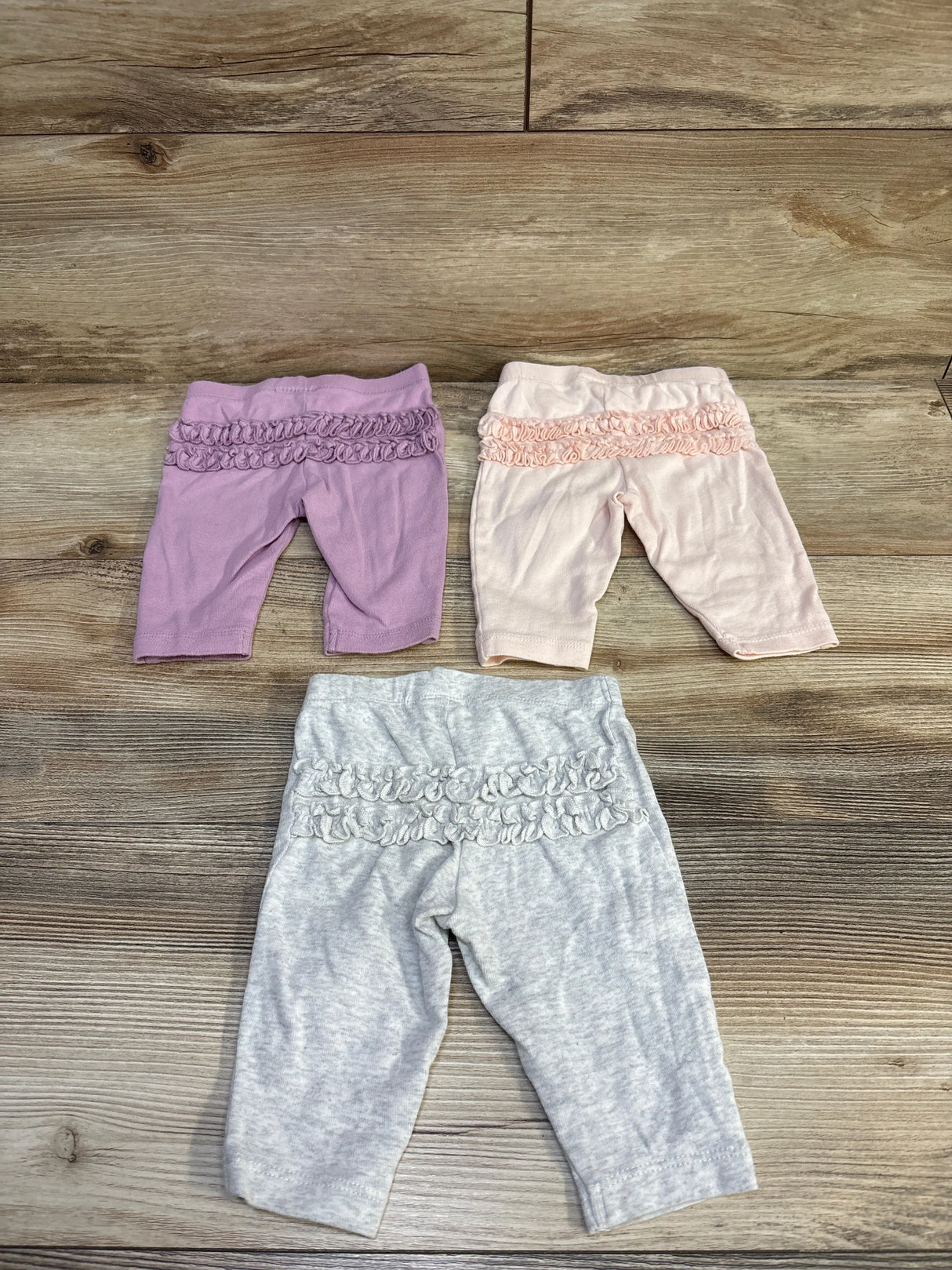 Carter's 3pk Ruffled Pants Pink sz 3m