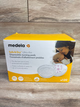 NEW Medela Safe & Dry Ultra Thin Disposable Nursing Pads 90ct