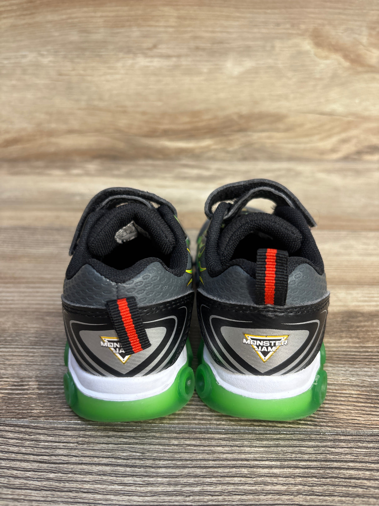 Monster Jam Light Up Sneakers Black sz 6c