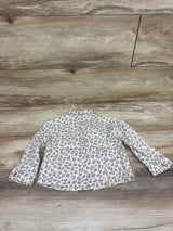 Fred & Flo Leopard Denim Jacket Beige sz 12-18m