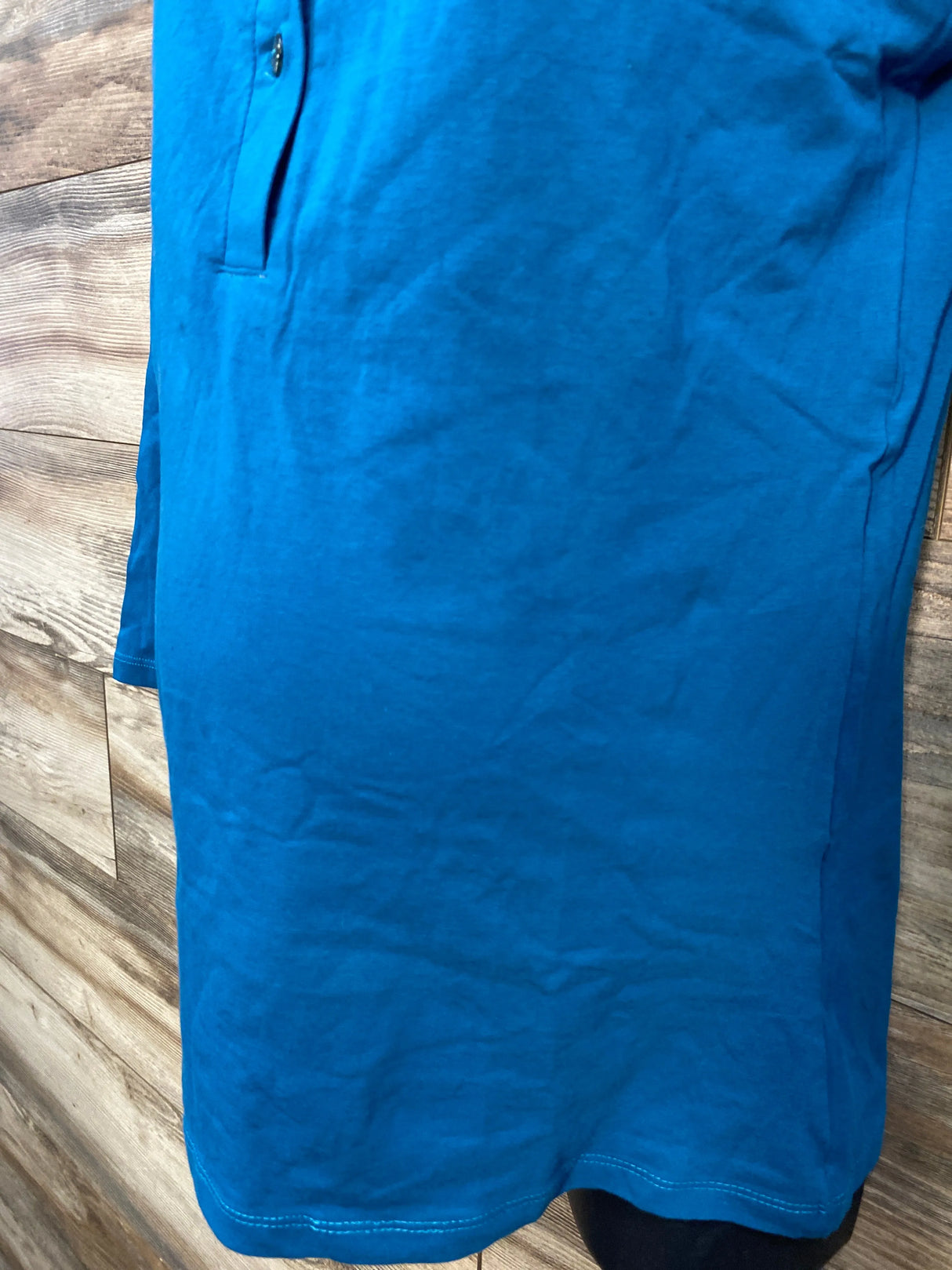 NEW Belly Moms Nursing Henley Shirt Blue sz Large
