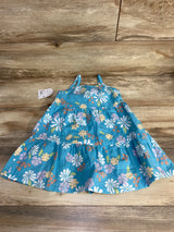 NEW Little Co. Tiered Floral Dress Blue sz 2T - Me n Mommy To Be
