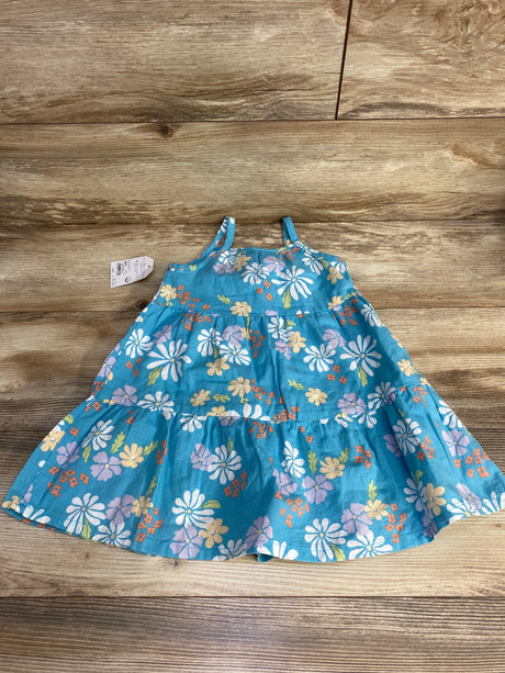 NEW Little Co. Tiered Floral Dress Blue sz 2T - Me n Mommy To Be