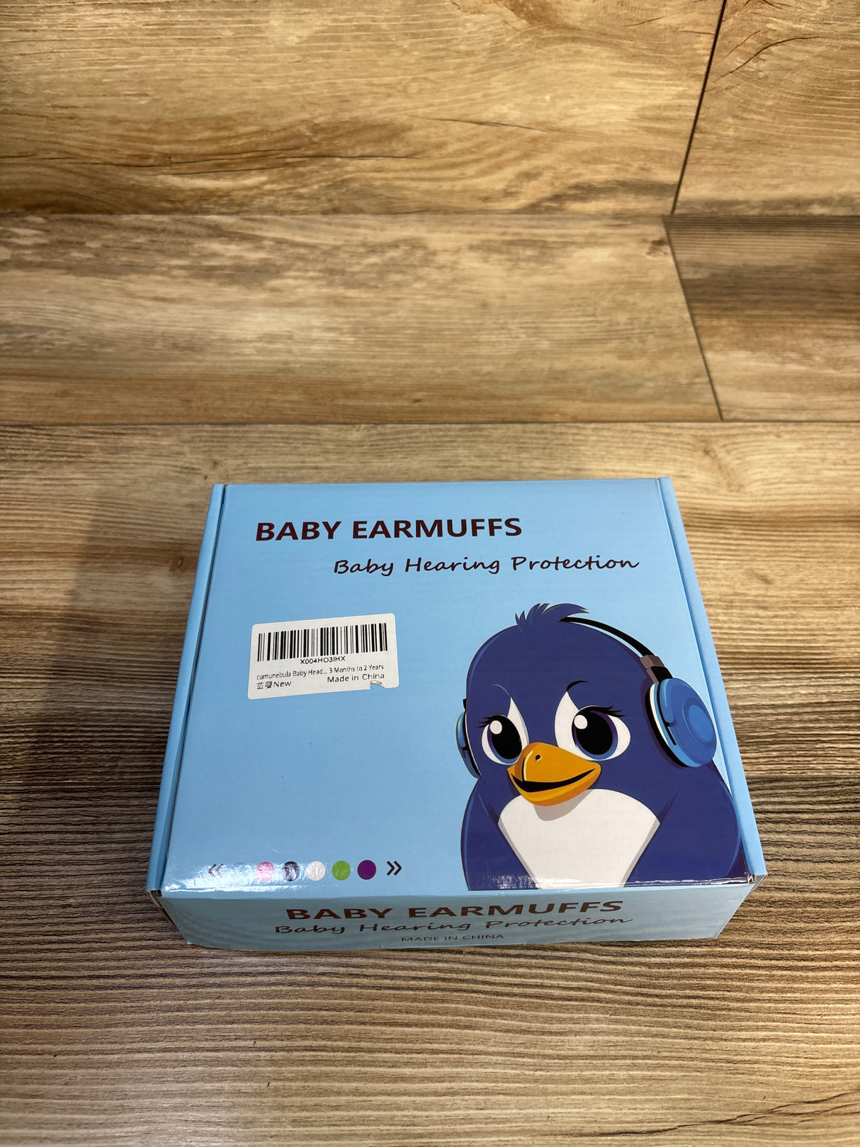 Cumunebula 2-in-1 Baby Earmuffs Blue