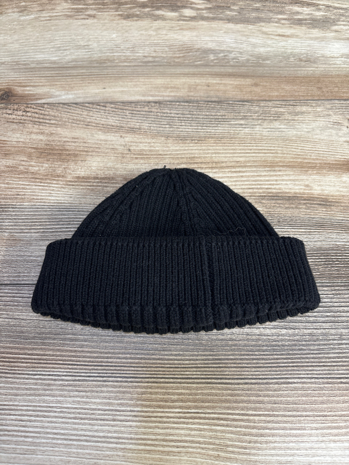 Zara Fold-Over Knit Beanie, Black