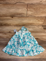NEW Cat & Jack Palm Print Tank Dress Blue sz 2T
