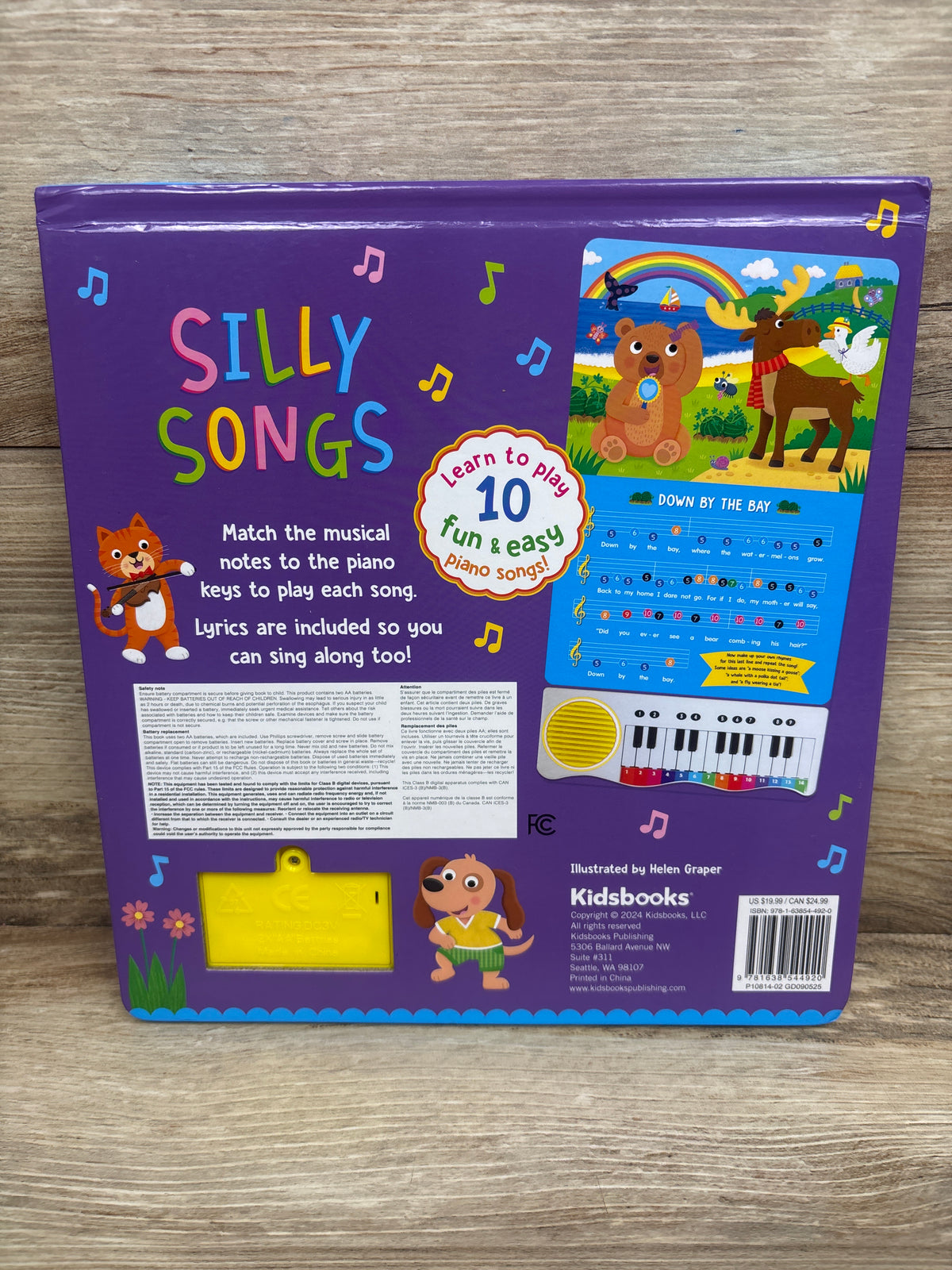 My First Piano Book Silly Songs Activity Board Book