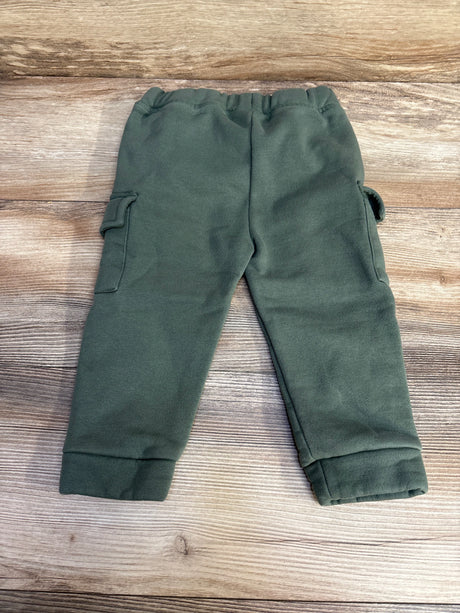 Ever & Ever Drawstring Cargo Sweatpants Green sz 24m - Me n Mommy To Be