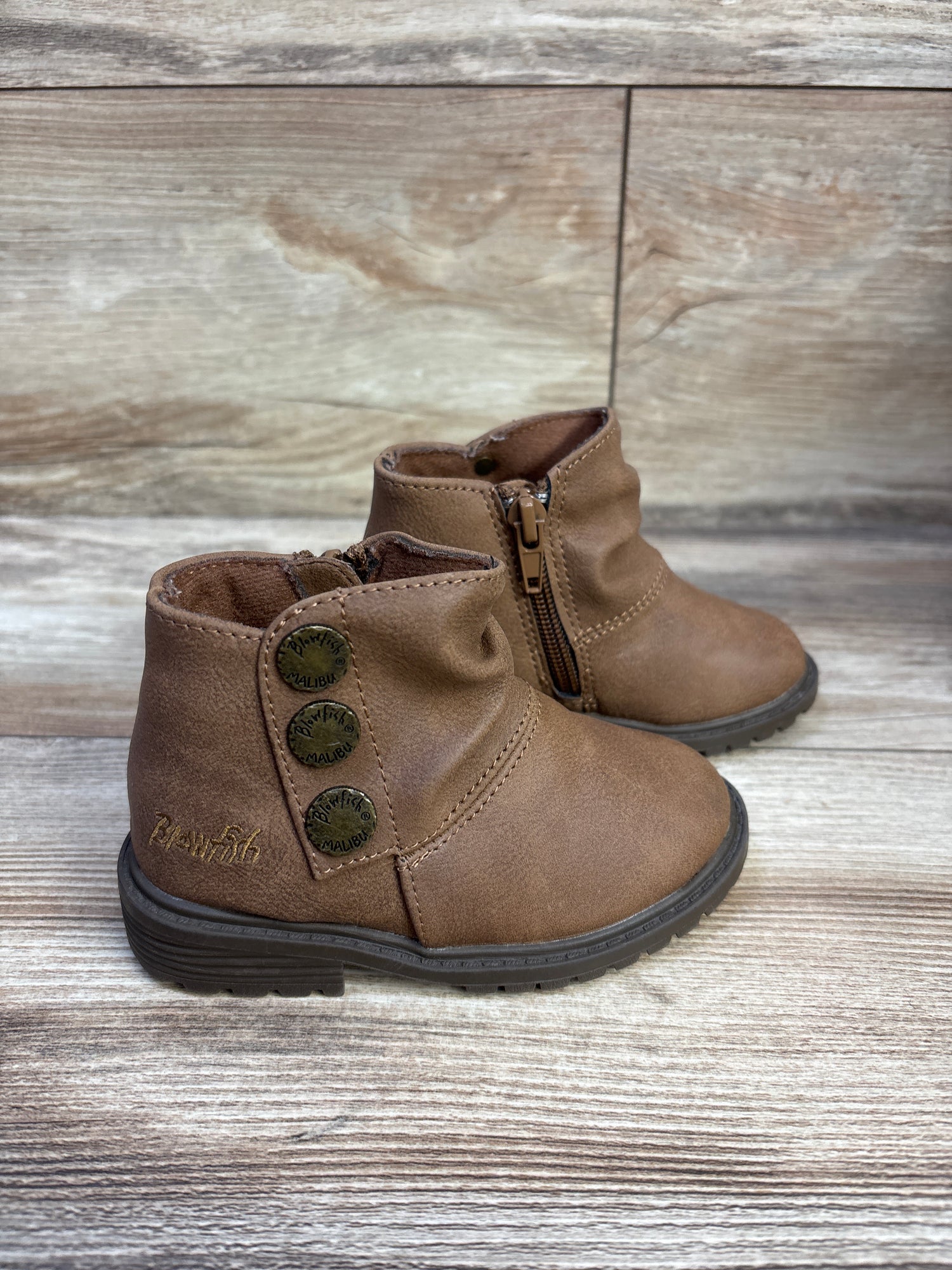 Blowfish Malibu Ankle Boots Brown sz 6c