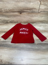 Cat & Jack Family Is Made of Magic Shirt Red sz 2T