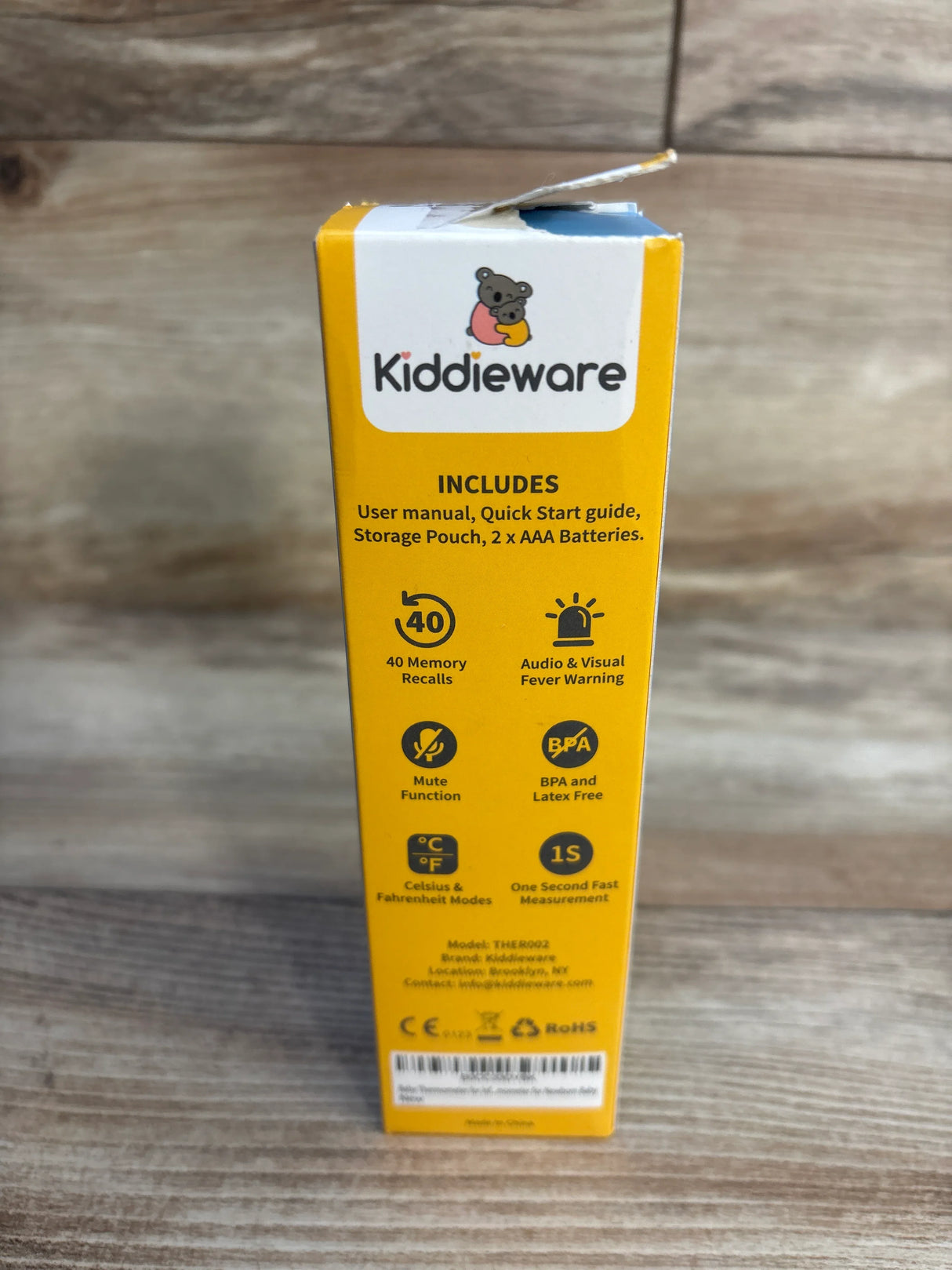 NEW Kiddieware Ear & Forehead Infrared Thermometer