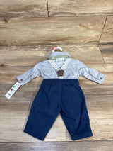 NEW Just One You 4Pc Suspender Set Blue sz Newborn