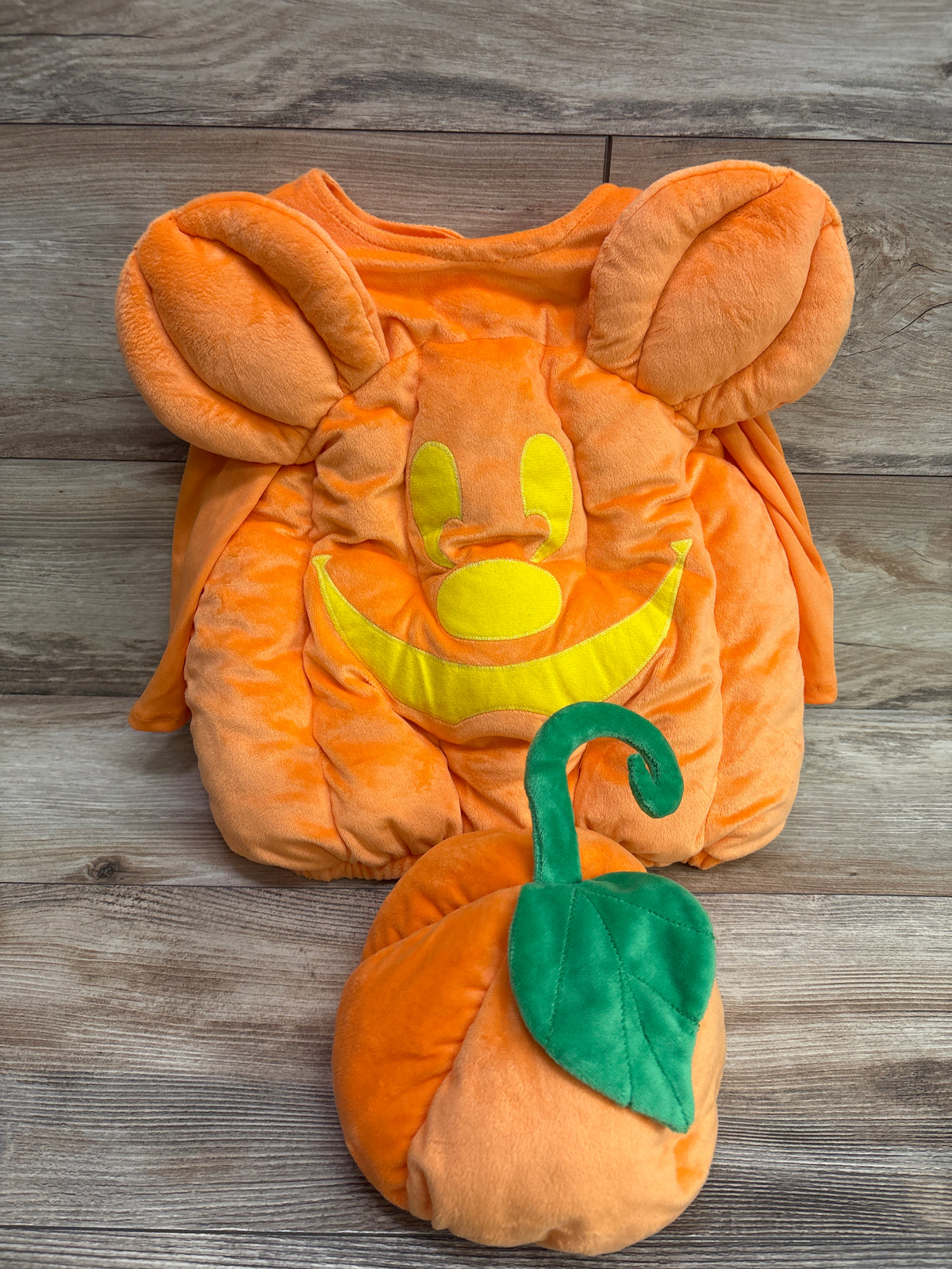 Spirit Disney 2pc Mickey Mouse Pumpkin Costume Orange sz 2T