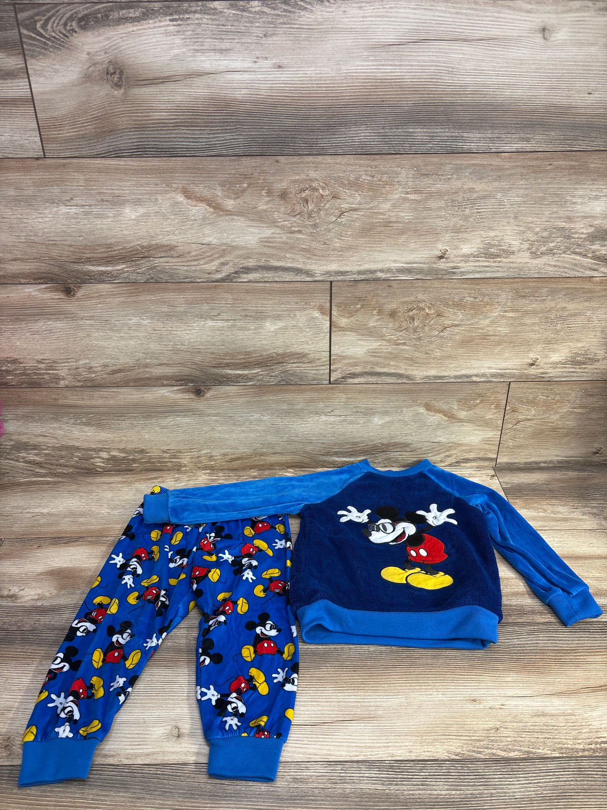 Disney Mickey Mouse Sweatshirt and Jogger 2pc Set Blue sz 3T