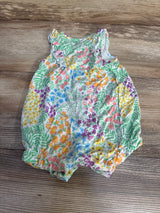 Little Me Floral Ruffle Romper White sz 6m - Me n Mommy To Be