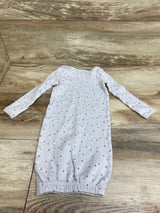 First Impressions Star Print Sleep Gown Grey sz 0-3m