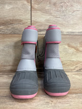 NEW Cat & Jack Lenny Winter Snow Boots Grey sz 11c