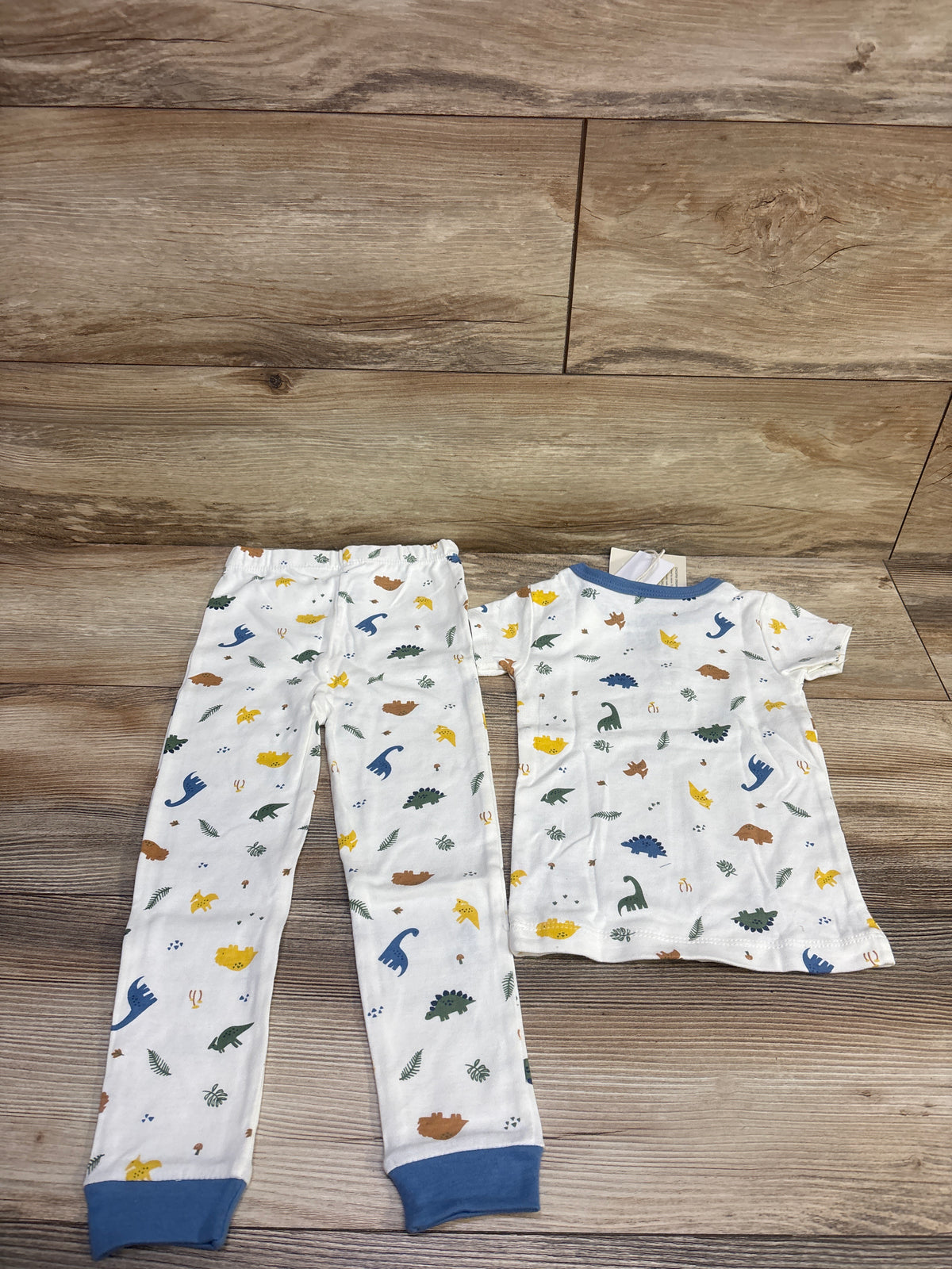 NEW Chick Pea 2pc Organic Pajama Set Ivory sz 3T