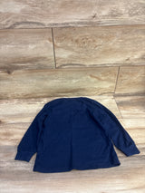 Simple Joys Long Sleeve Shirt Navy sz 4T