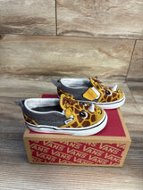 Vans Slip-On V Toddler 'Rinoceraffe' Sneakers sz 8c