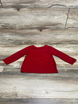 Cat & Jack Long Sleeve Shirt Red sz 2T