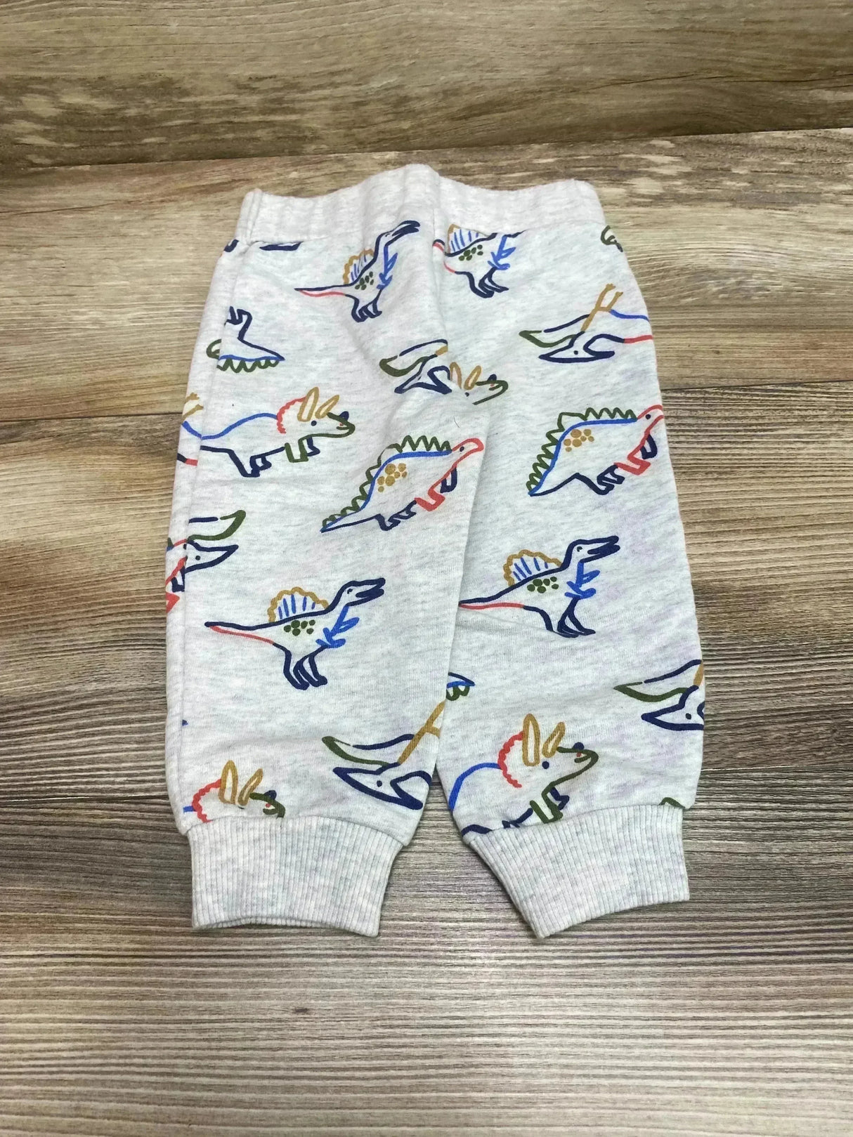Carter's Dino Joggers Grey sz 12m - Me n Mommy To Be