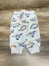 Carter's Dino Joggers Grey sz 12m - Me n Mommy To Be