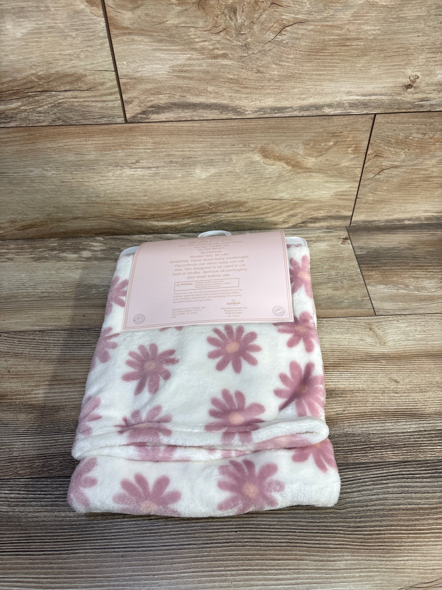 NEW Danbar Global Ava Olivia Blanket + 2 Headwraps