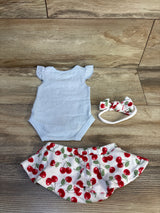 Baby Essentials 3pc Daddy's Sweetheart Bodysuit Set Light Blue sz 3m