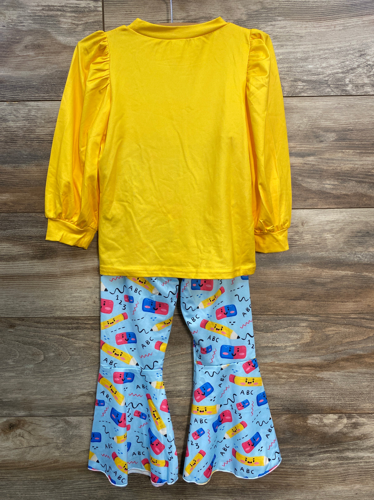 NWOT Shein 2pc Shirt & Pants Set Yellow sz 4T