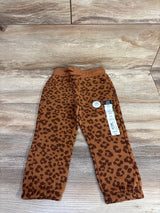 NEW Okie Dokie Brown Leopard Print Jogger Pant sz 18m