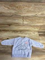 Disney Cinderella Chenille Sweater Blue sz 18m