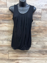 PARNIXS Maternity Nursing Tank Top Black sz Large