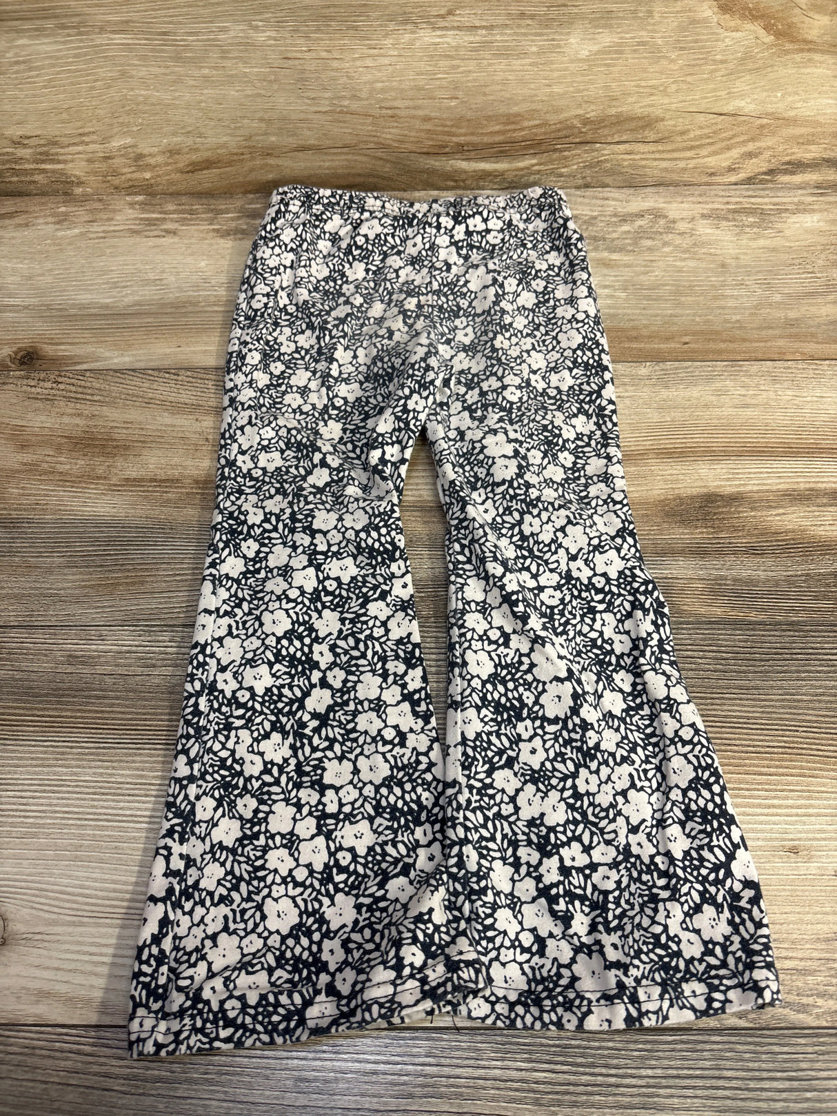 DKNY Floral Flare Leggings Beige sz 4T