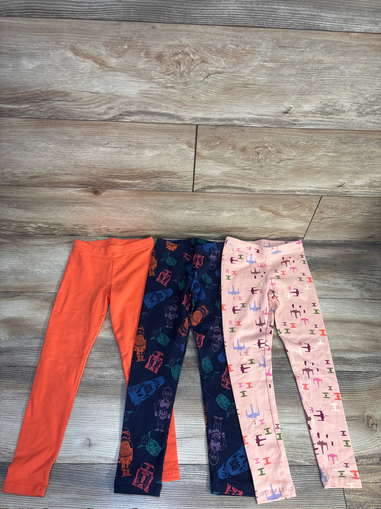 Amazon Essentials x Star Wars 3pk Leggings Set Coral sz 5T