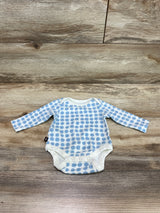 TEA Dotted Bodysuit White/Blue sz 0-3m