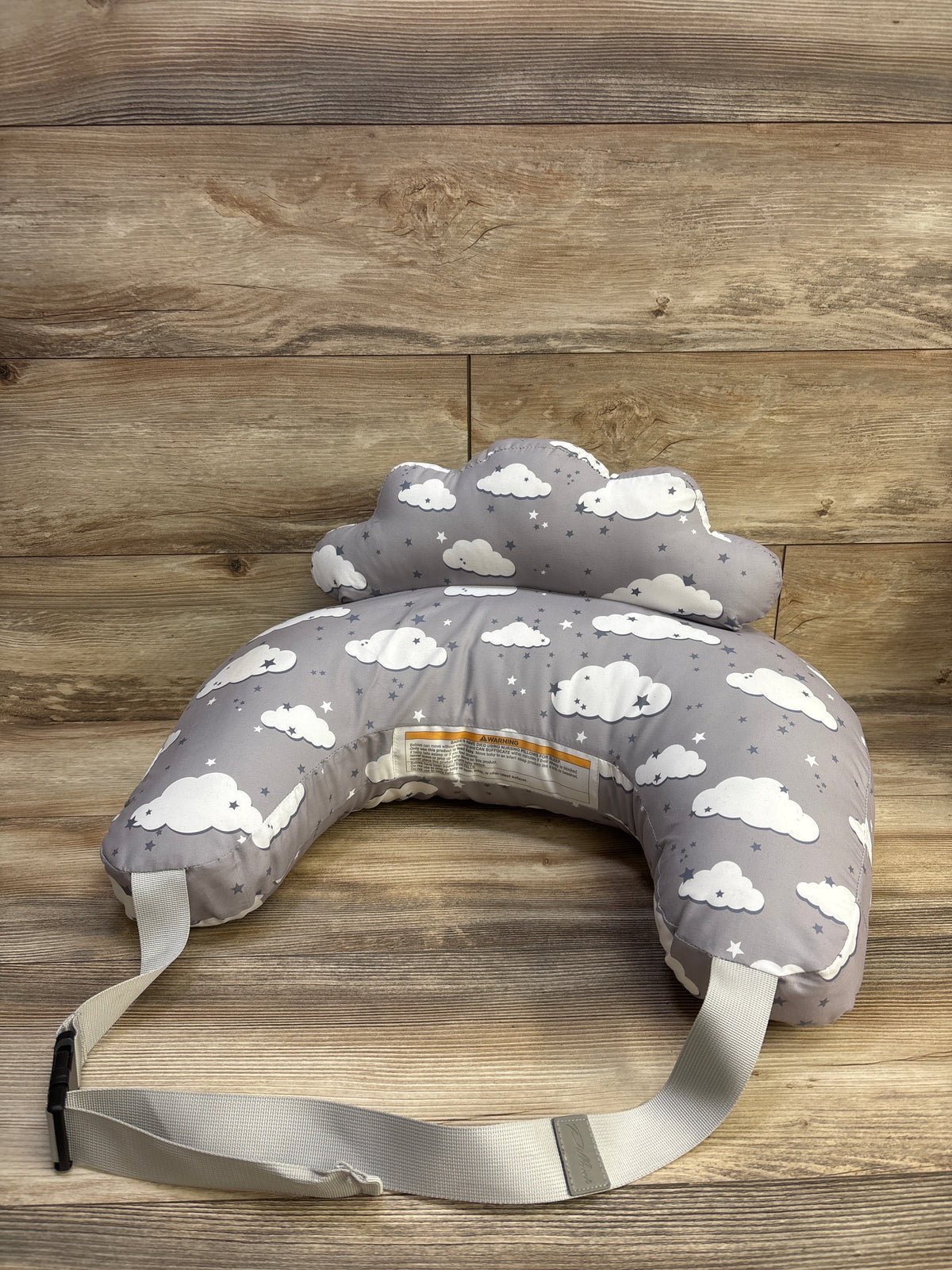Pillani Nursing Pillow with Waist Strap, Grey