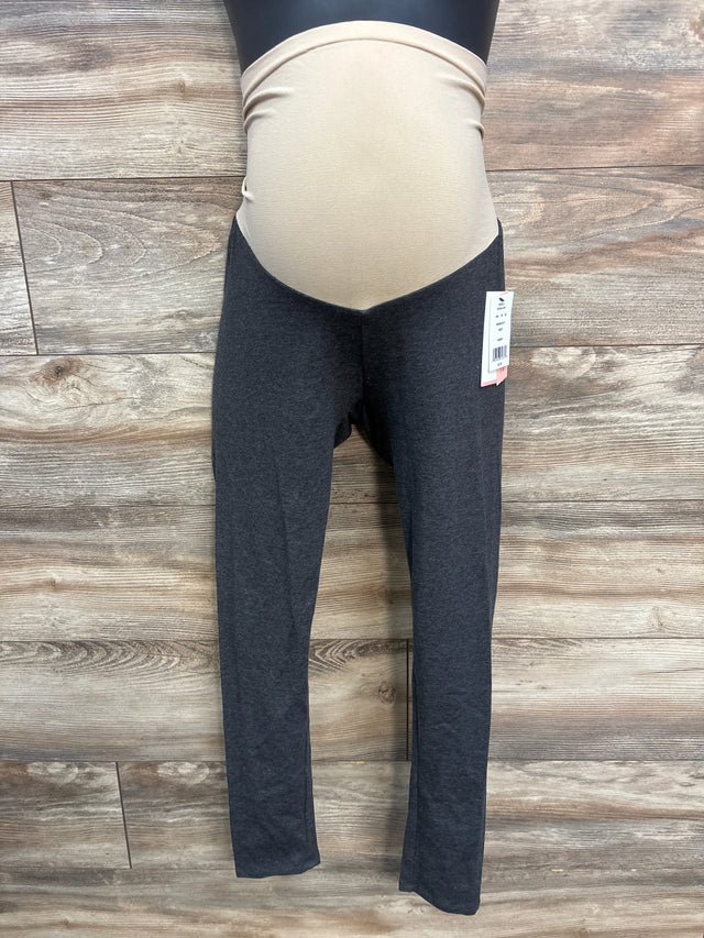 NEW Motherhood Maternity Full Panel Leggings Grey sz Medium - Me n Mommy To Be