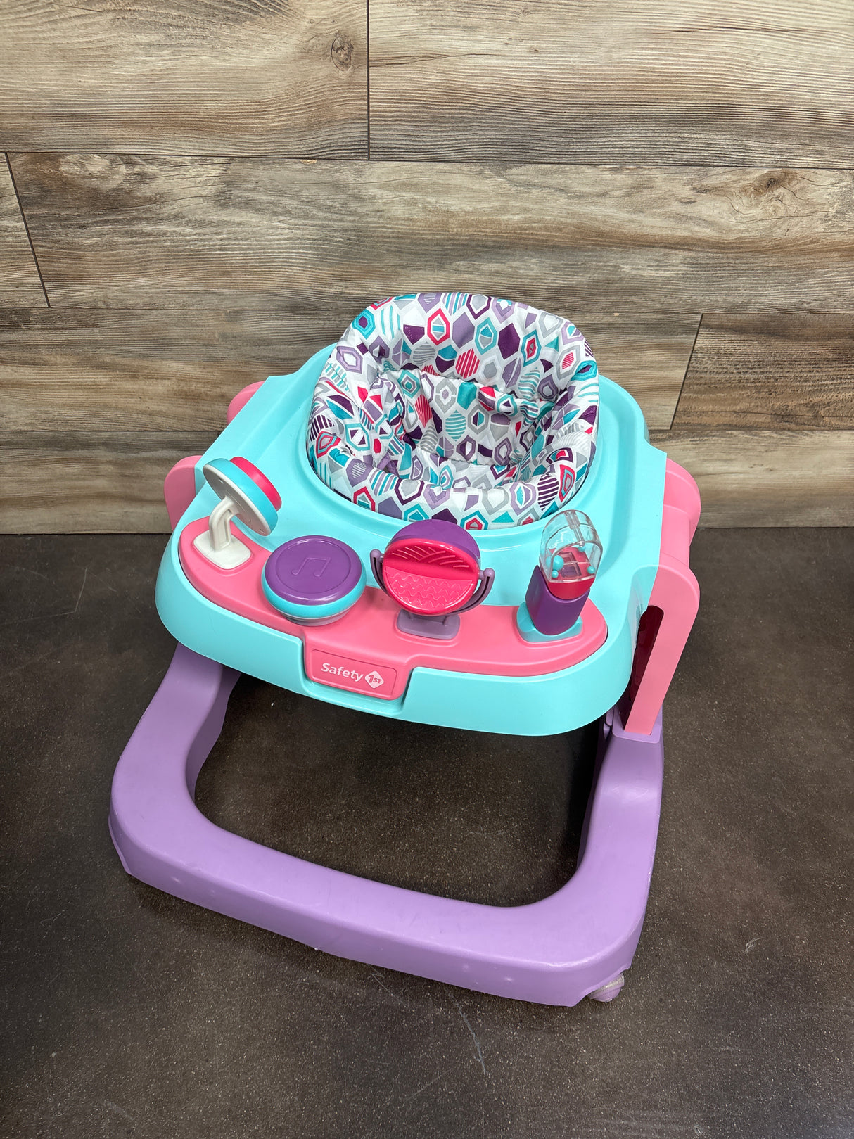 Safety 1st Ready, Set, Walk! DX Developmental Baby Walker in Lavendar Buzz