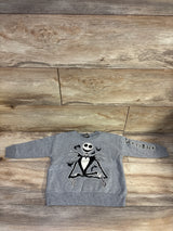 Disney Nightmare Before Christmas Pullover Sweatshirt Grey sz 2T