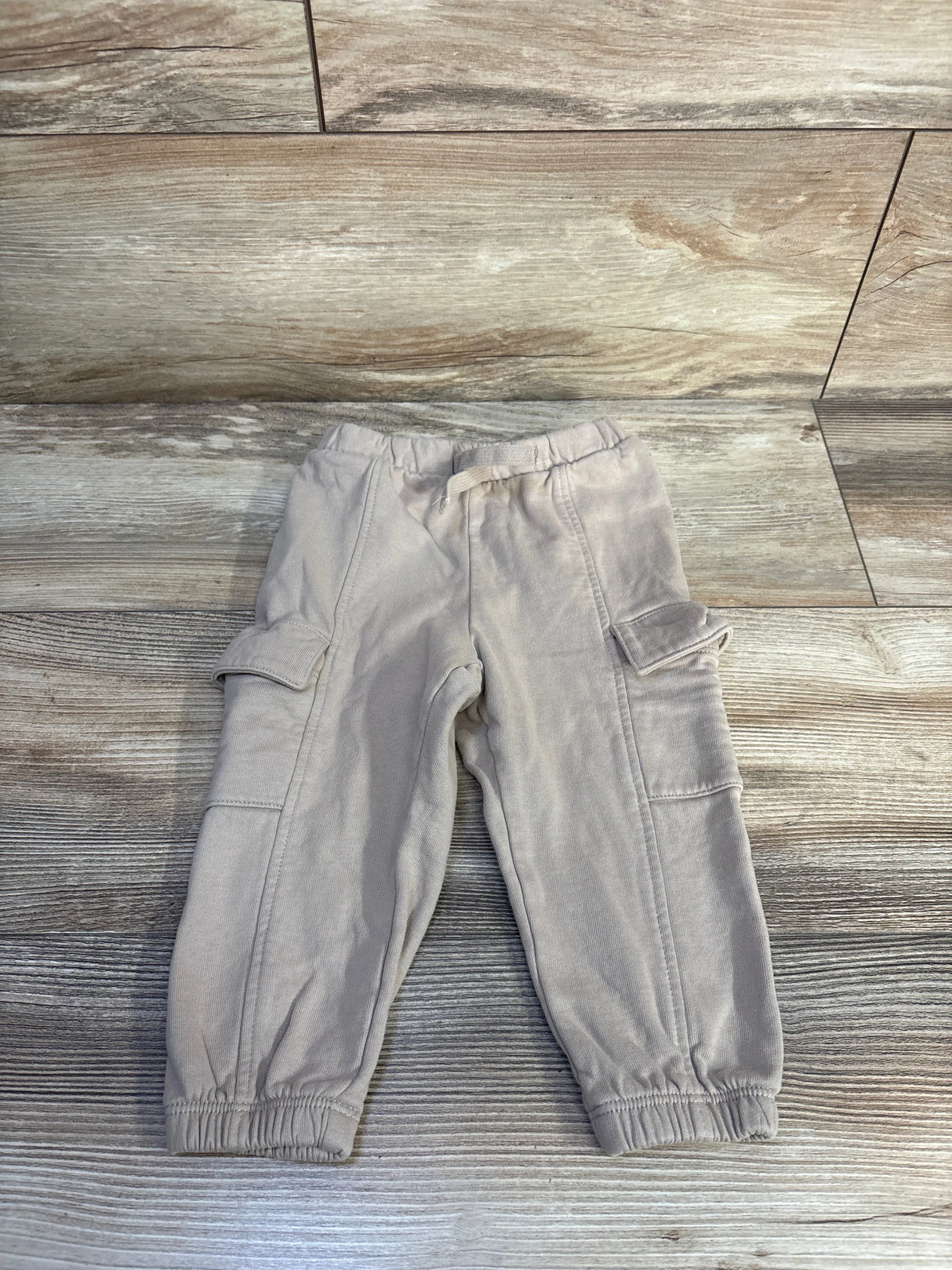 H&M Drawstring Cargo Joggers Tan sz 12m