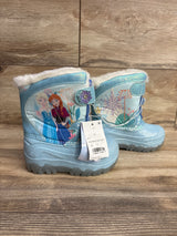NEW Toddler Girls' Frozen Light-Up Winter Snow Boots sz 8c